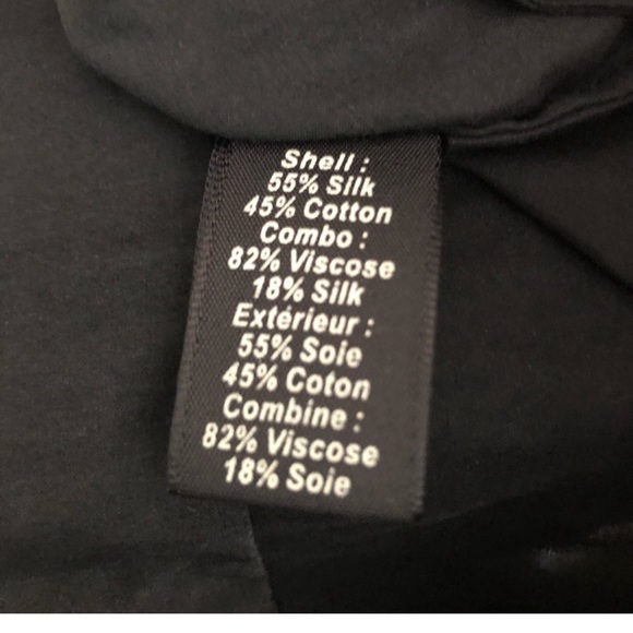 Elizabeth & James Black silk bell sleev mini dress - Picture 10 of 10